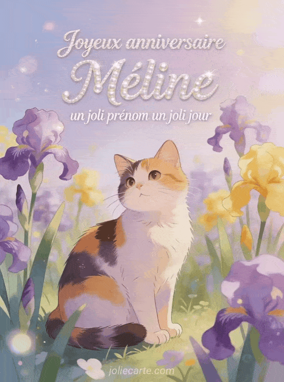 Joyeux anniversaire Méline - Joyeux anniversaire meline fleurs