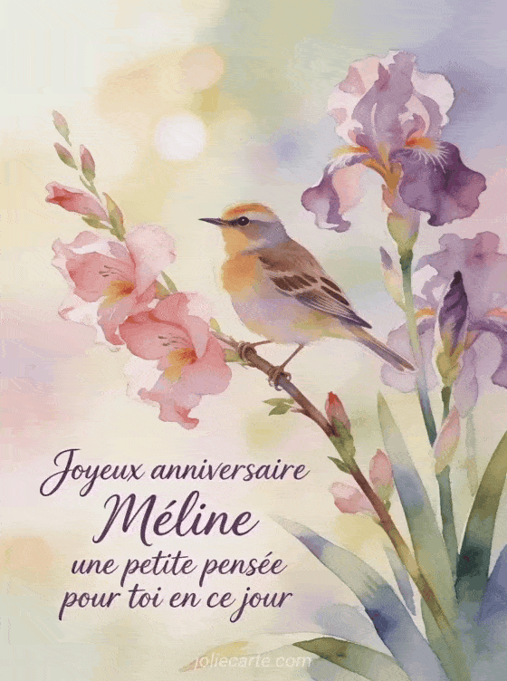 Joyeux anniversaire Méline - Joyeux anniversaire meline gros bisous