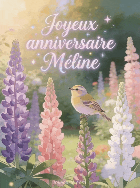 Joyeux anniversaire Méline - Joyeux anniversaire meline gif anime