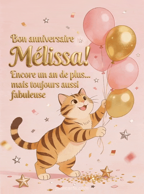 Joyeux anniversaire Melissa - Bon anniversaire melissa