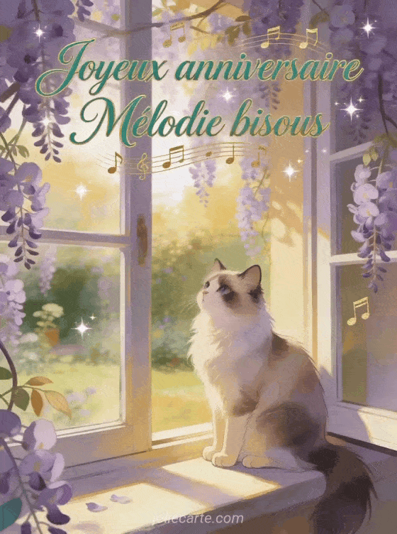 Joyeux anniversaire Mélodie - Joyeux anniversaire melodie bisous