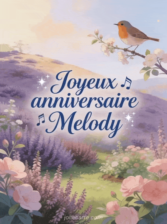 Joyeux anniversaire Melody - Joyeux anniversaire melody fleurs