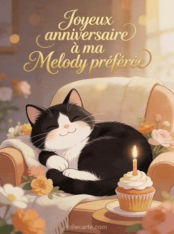 Joyeux anniversaire Melody - Joyeux anniversaire melody bisous