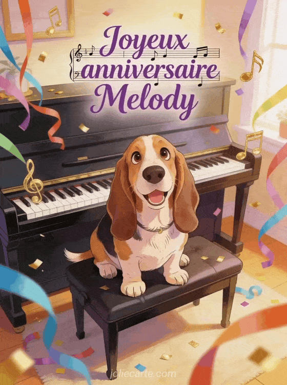 Joyeux anniversaire Melody - Joyeux anniversaire melody image