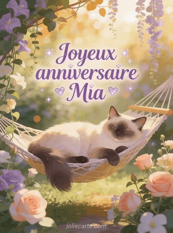 Joyeux anniversaire Mia - Joyeux anniversaire mia image