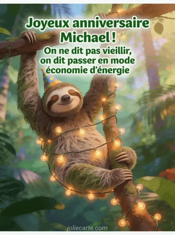 Joyeux anniversaire Michael - Michael humour