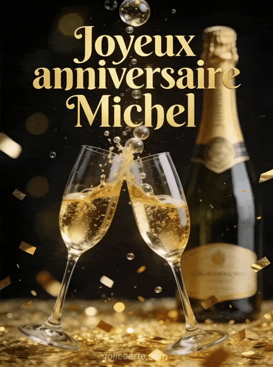 Joyeux anniversaire Michel - Joyeux anniversaire michel champagne