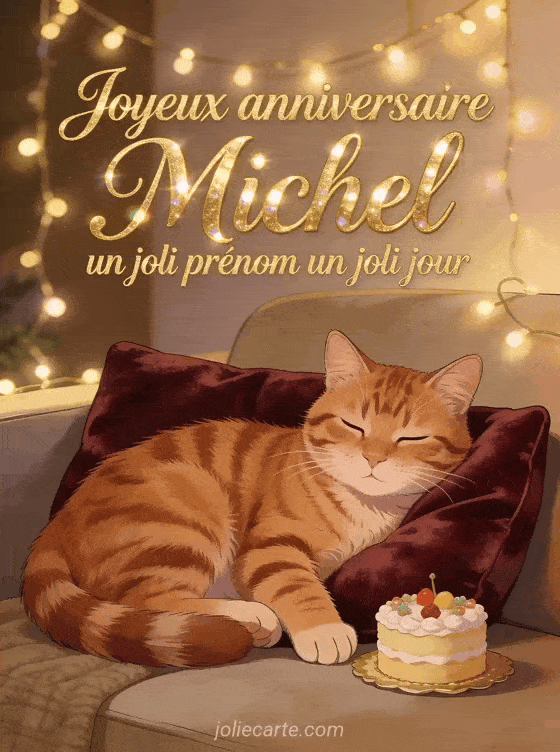 Joyeux anniversaire Michel - Carte joyeux anniversaire michel