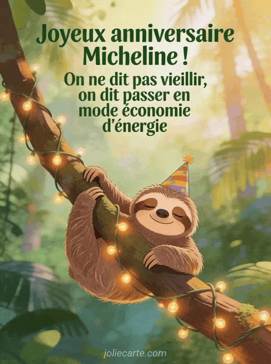 Joyeux anniversaire Micheline - Micheline humour