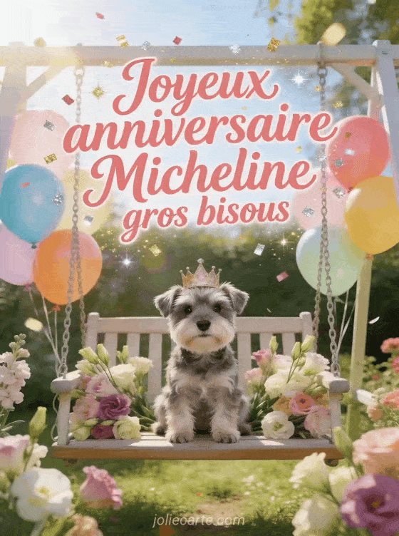 Joyeux anniversaire Micheline - Joyeux anniversaire micheline gros bisous