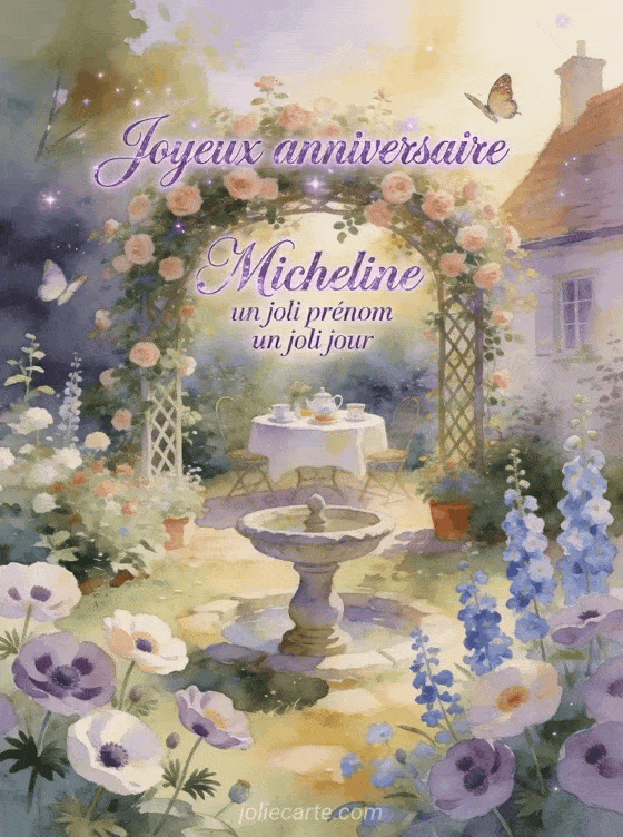 Joyeux anniversaire Micheline - Joyeux anniversaire micheline fleurs