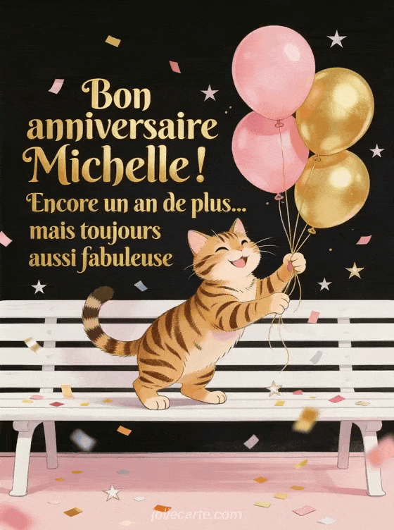 Joyeux anniversaire Michelle - Bon anniversaire michelle