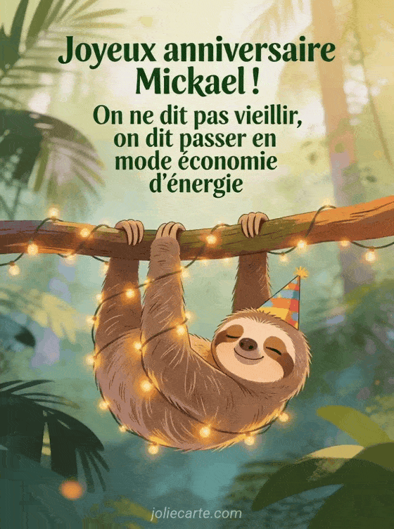 Joyeux anniversaire Mickael - Mickael humour
