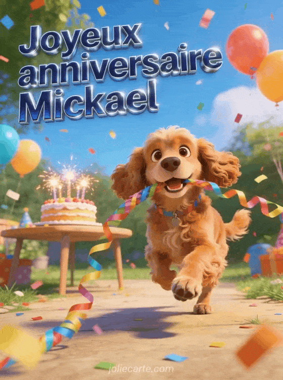 Joyeux anniversaire Mickael - Joyeux anniversaire mickael image