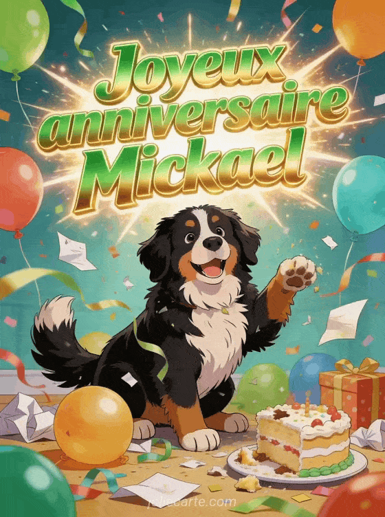 Joyeux anniversaire Mickael - Joyeux anniversaire mickael gif