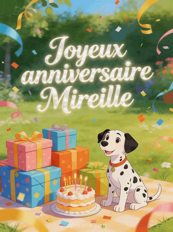 Joyeux anniversaire Mireille - Joyeux anniversaire mireille image