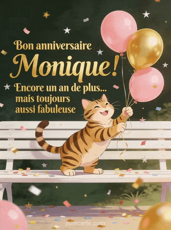 Joyeux anniversaire Monique - Bon anniversaire monique