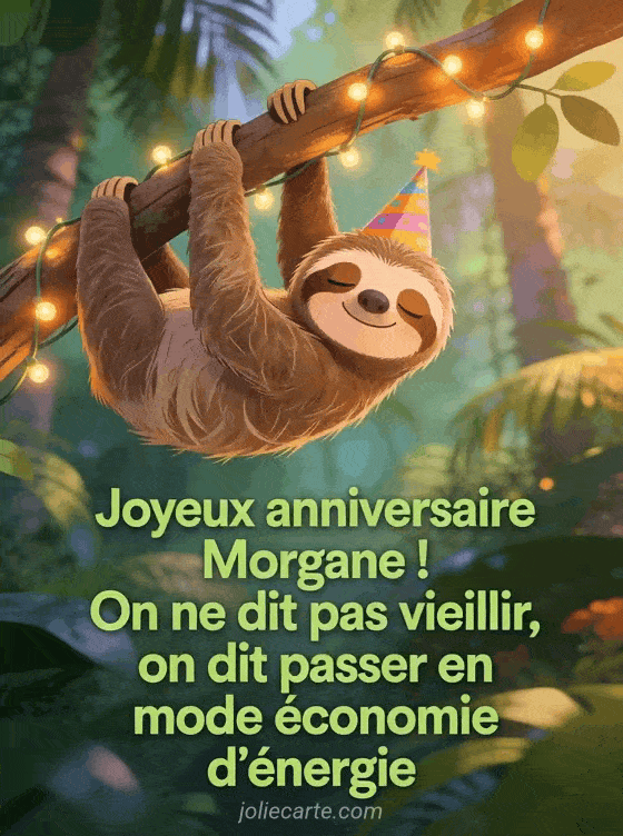 Joyeux anniversaire Morgane - Morgane humour
