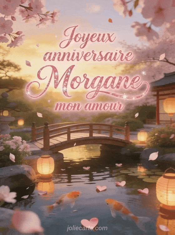 Joyeux anniversaire Morgane - Joyeux anniversaire morgane mon amour