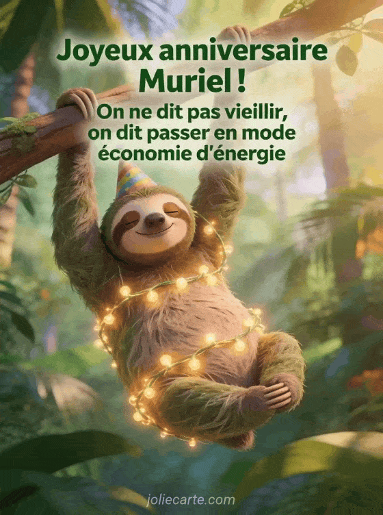 Joyeux anniversaire Muriel - Muriel humour