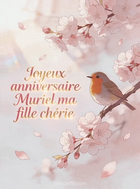 Joyeux anniversaire Muriel - Joyeux anniversaire muriel ma fille