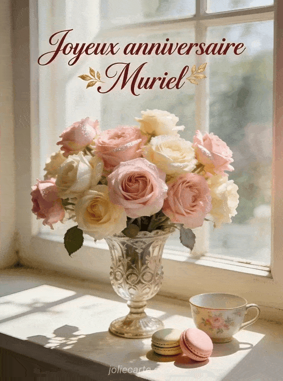 Joyeux anniversaire Muriel - Joyeux anniversaire muriel fleurs