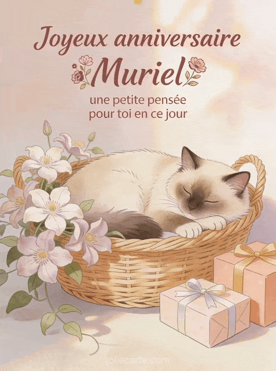 Joyeux anniversaire Muriel - Joyeux anniversaire muriel fille