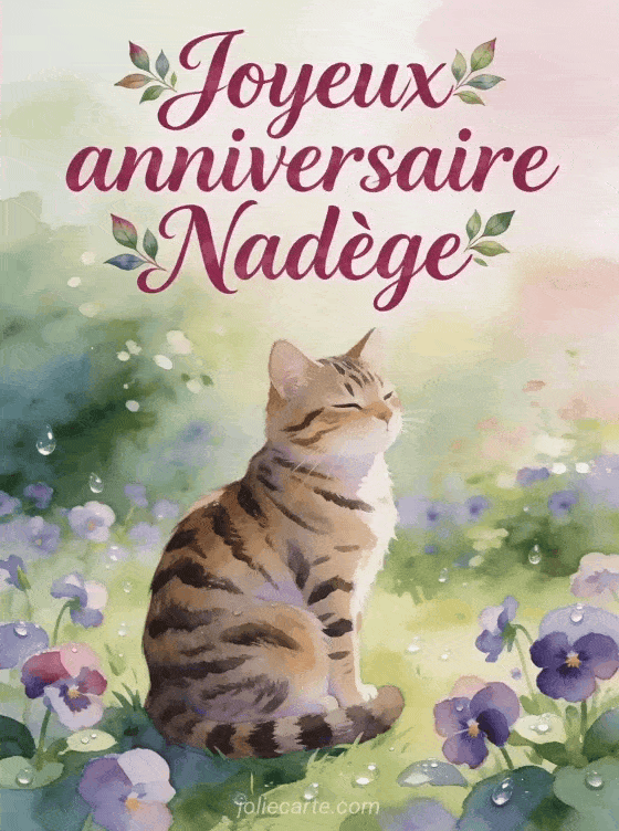 Joyeux anniversaire Nadège - Joyeux anniversaire nadege fleurs