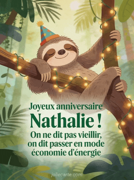 Joyeux anniversaire Nathalie - Nathalie humour