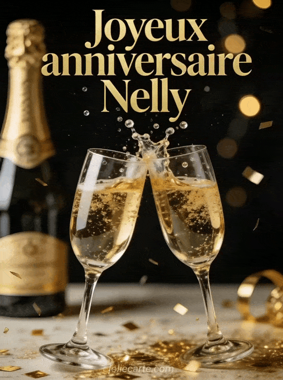 Joyeux anniversaire Nelly - Joyeux anniversaire nelly champagne