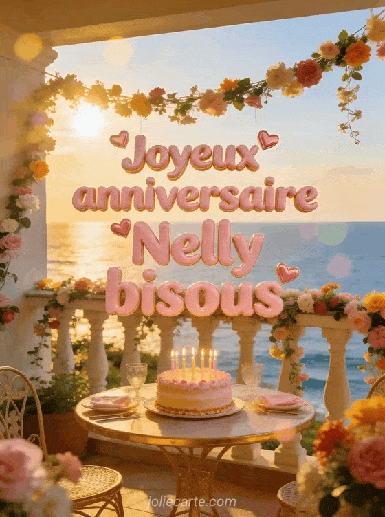 Joyeux anniversaire Nelly - Joyeux anniversaire nelly bisous