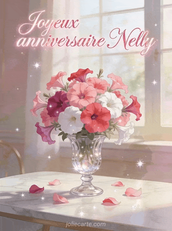 Joyeux anniversaire Nelly - Joyeux anniversaire nelly fleurs