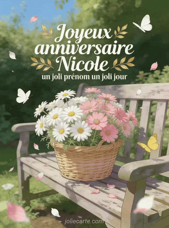 Joyeux anniversaire Nicole - Joyeux anniversaire nicole fleurs