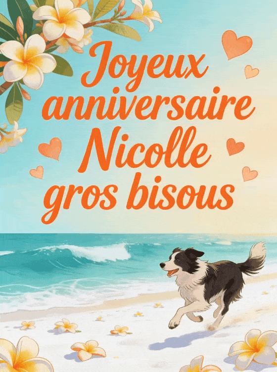 Joyeux anniversaire Nicolle - Joyeux anniversaire nicolle gros bisous