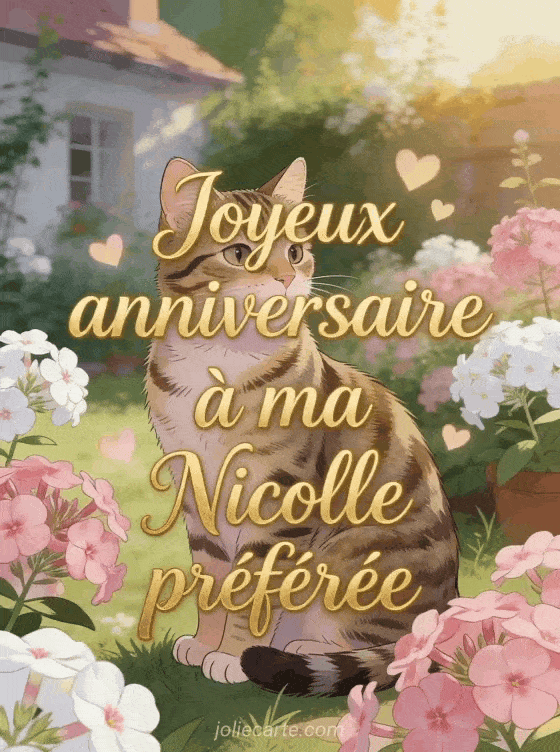 Joyeux anniversaire Nicolle - Joyeux anniversaire nicolle fleurs