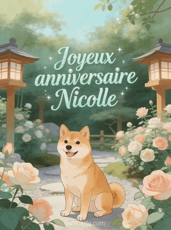 Joyeux anniversaire Nicolle - Joyeux anniversaire nicolle gif