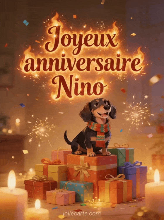 Joyeux anniversaire Nino - Joyeux anniversaire nino gif
