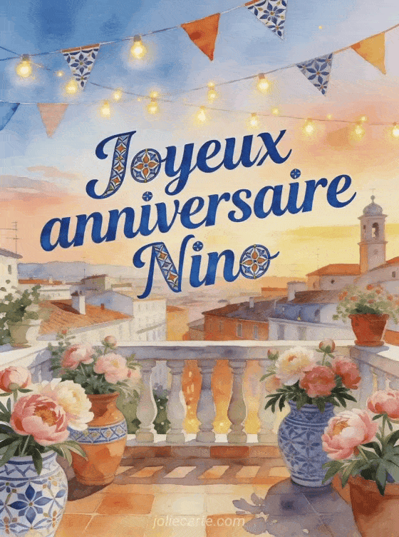 Joyeux anniversaire Nino - Joyeux anniversaire nino image