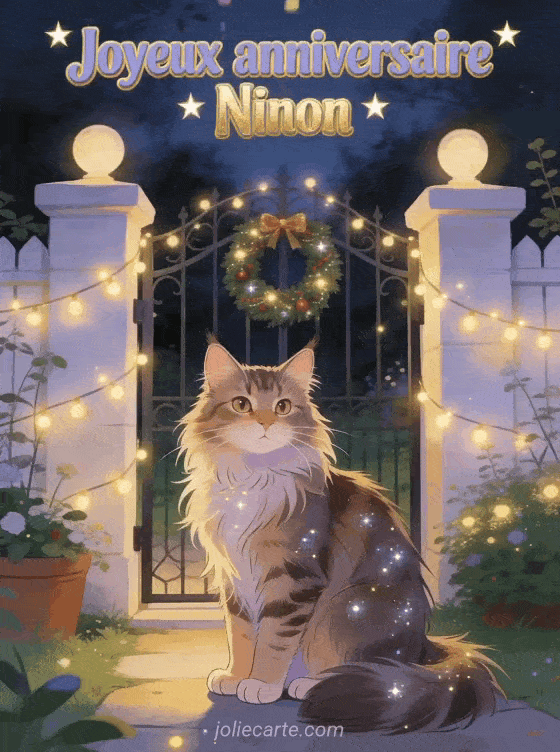 Joyeux anniversaire Ninon - Joyeux anniversaire ninon gif anime