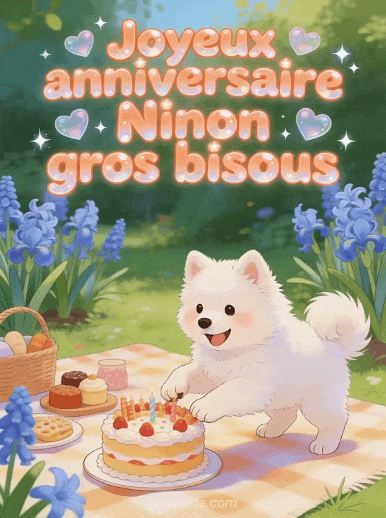 Joyeux anniversaire Ninon - Joyeux anniversaire ninon gros bisous
