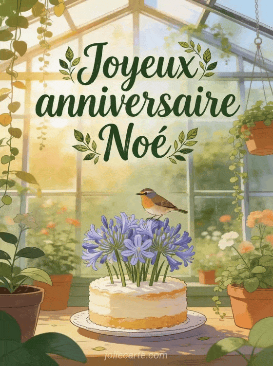 Joyeux anniversaire Noé - Carte joyeux anniversaire noe gratuite