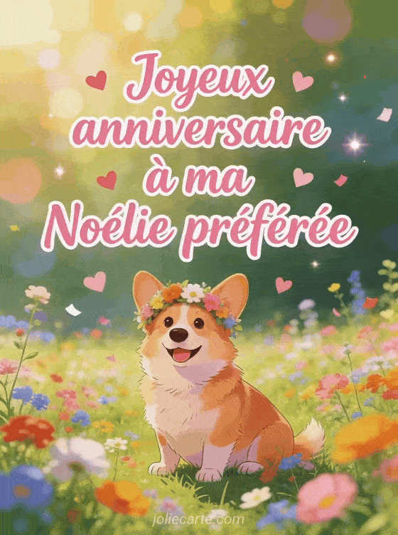 Joyeux anniversaire Noélie - Carte joyeux anniversaire noelie