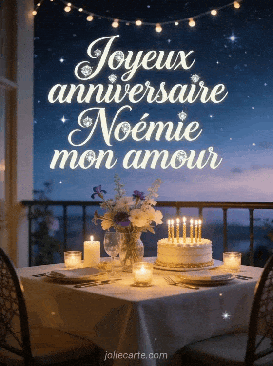 Joyeux anniversaire Noémie - Joyeux anniversaire noemie mon amour