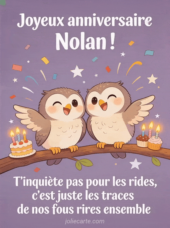 Joyeux anniversaire Nolan - Nolan rigolo