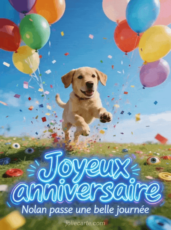Joyeux anniversaire Nolan - Joyeux anniversaire nolan gros bisous