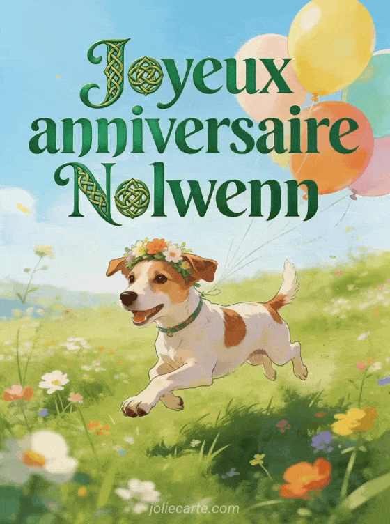 Joyeux anniversaire Nolwenn - Joyeux anniversaire nolwenn gif