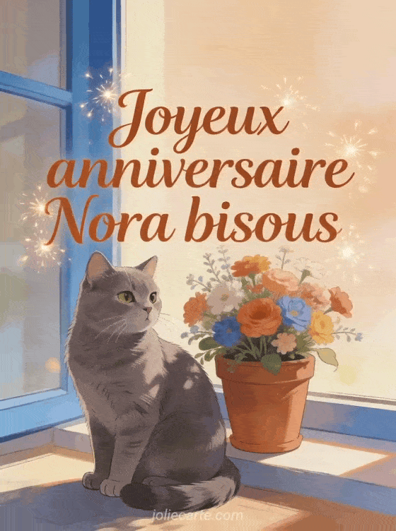 Joyeux anniversaire Nora - Joyeux anniversaire nora bisous