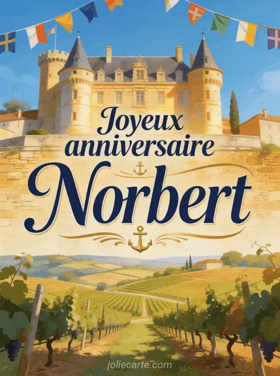 Joyeux anniversaire Norbert - Joyeux anniversaire norbert gif anime