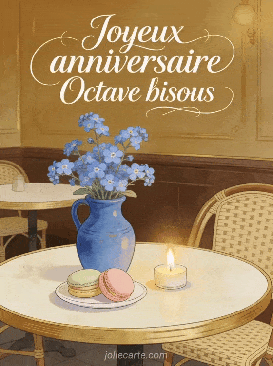 Joyeux anniversaire Octave - Joyeux anniversaire octave bisous