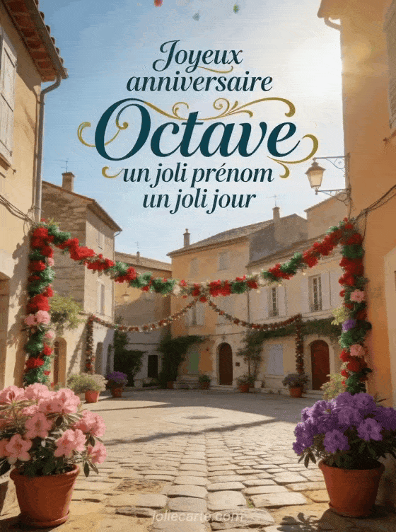 Joyeux anniversaire Octave - Joyeux anniversaire octave image